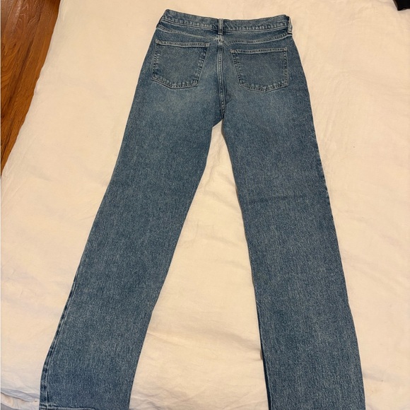 GAP Women's 90s high rise Straight Leg Blue Jeans NWT - Picture 4 of 5